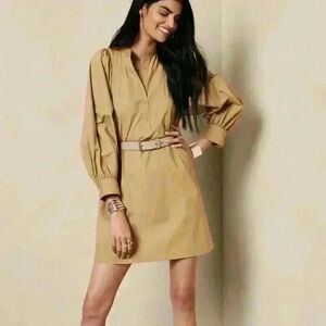 Banana Republic V-YOKE MINI SHIRTDRESS
